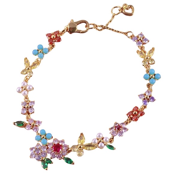 kate spade Jewelry - KATE SPADE • New Bloom Flower Butterfly Bracelet